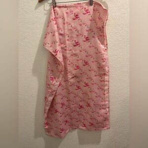 Charming Charlie Pink flamingo infinity scarf